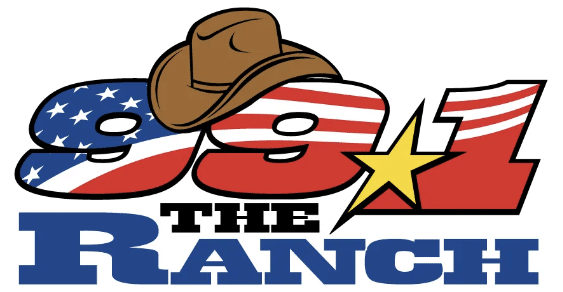 Western-themed logo for The Ranch plumbing, featuring a cowboy hat, American flag, and the number 91.