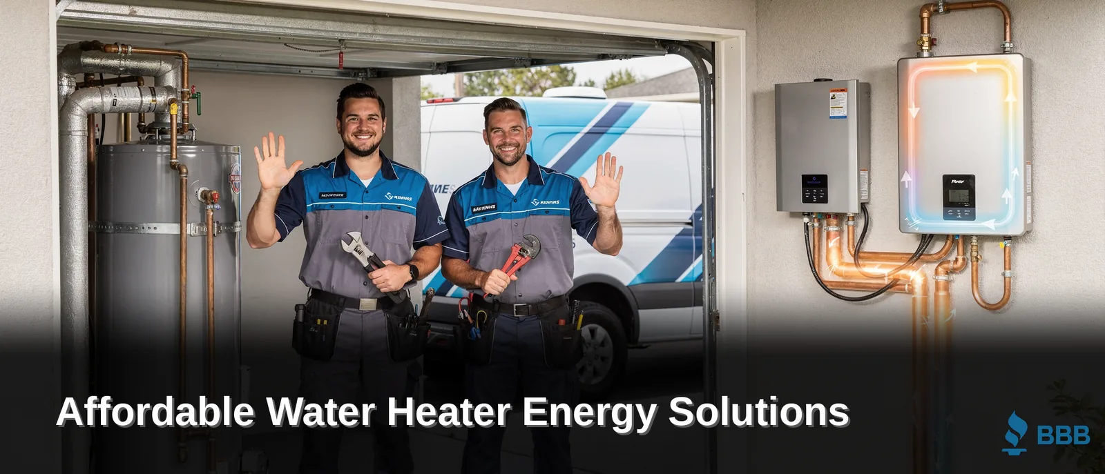 A tank water heater runs out of hot water once its stored supply is used
