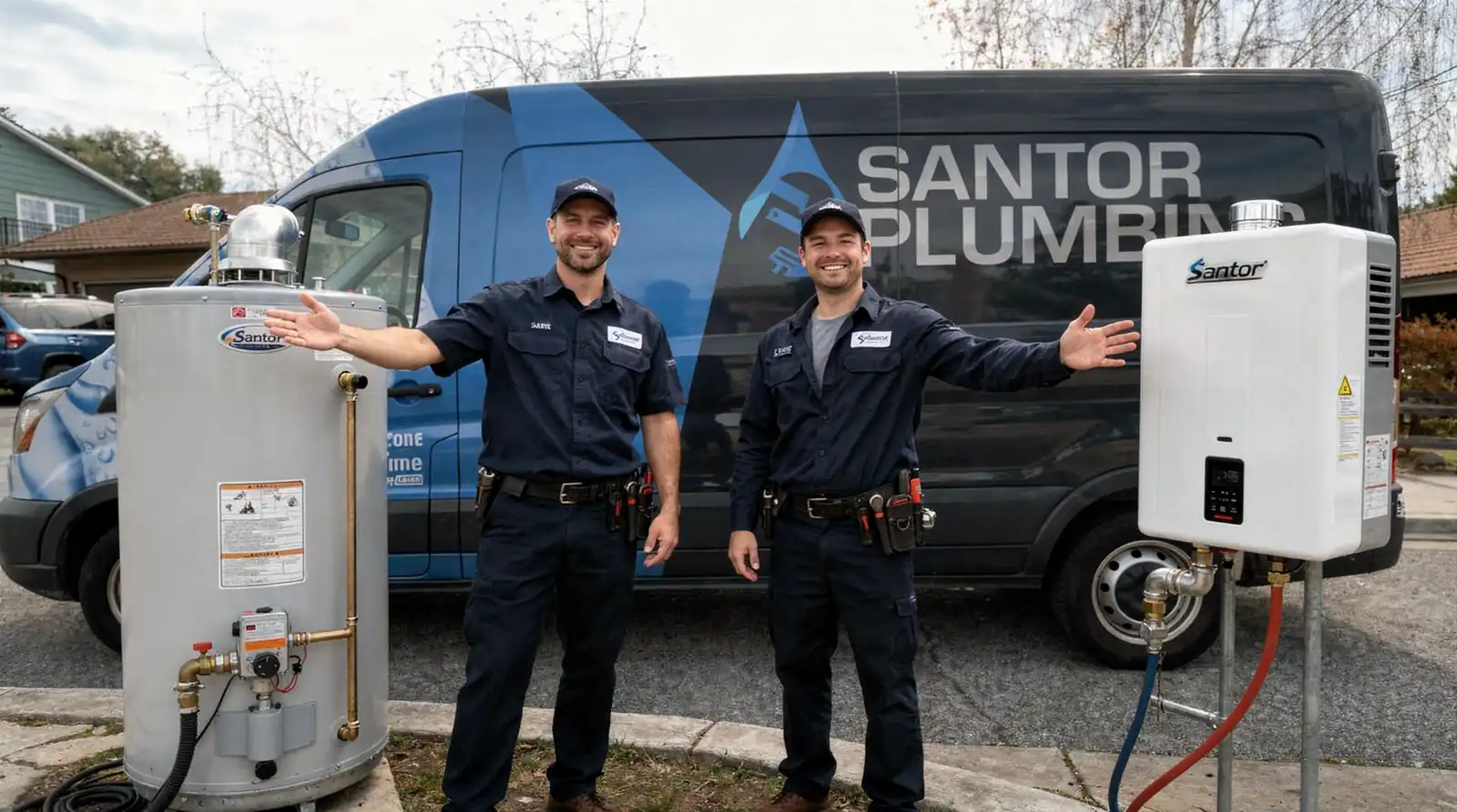 Households that use a large amount of hot water should generally consider a larger tank
